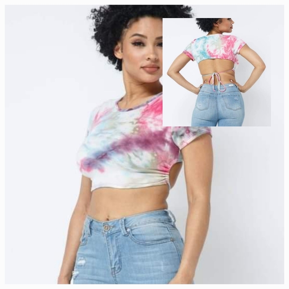 Tye Dye Crop Top - Picture 1 of 1